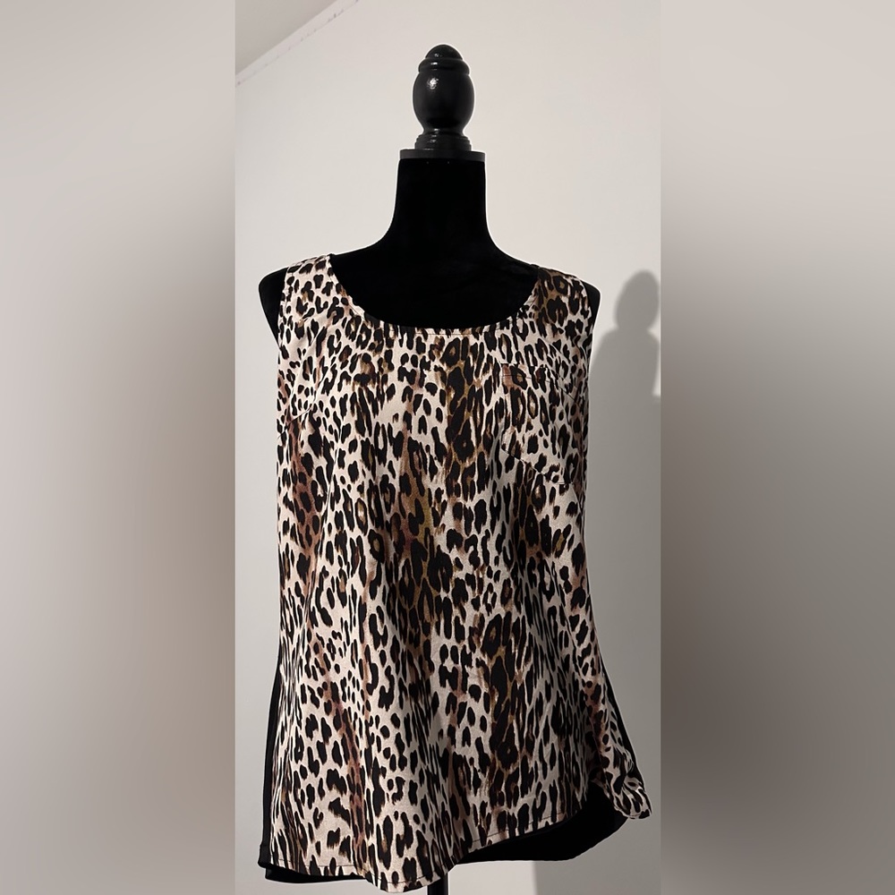 Cheetah Print Blouse